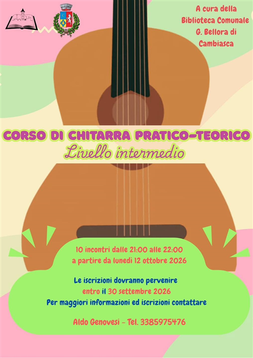 Corso di chitarra